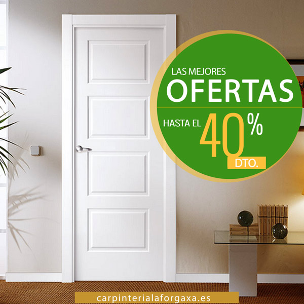 El mejor precio con nuestras ofertas en puertas lacadas blancas Carpintería La Forgaxa